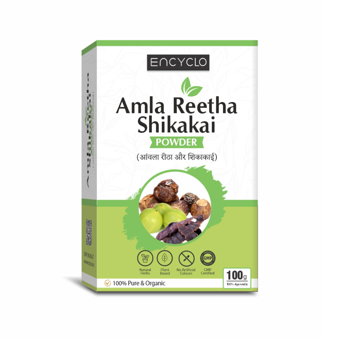 Encyclo Amla Reetha Shikakai Powder