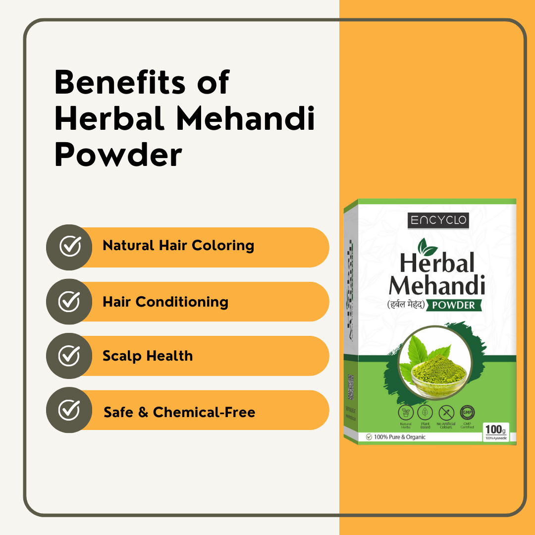 Encyclo Herbal Mehndi Powder
