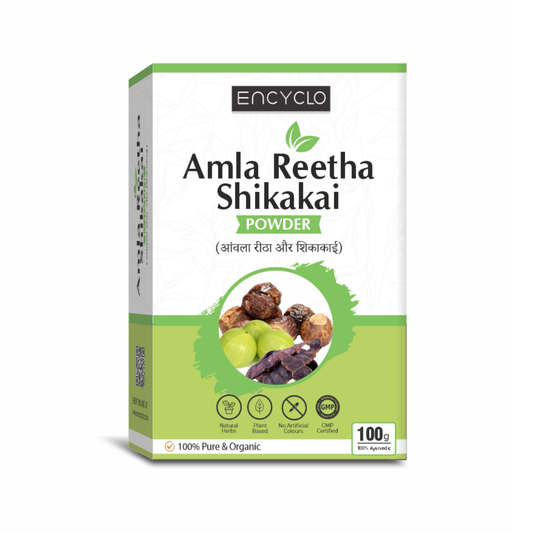 Encyclo Amla Reetha Shikakai Powder